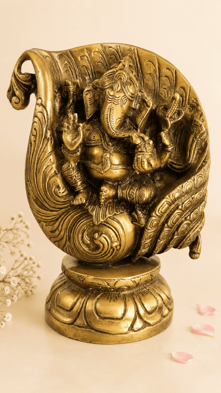 Brass god idol handcrafted
