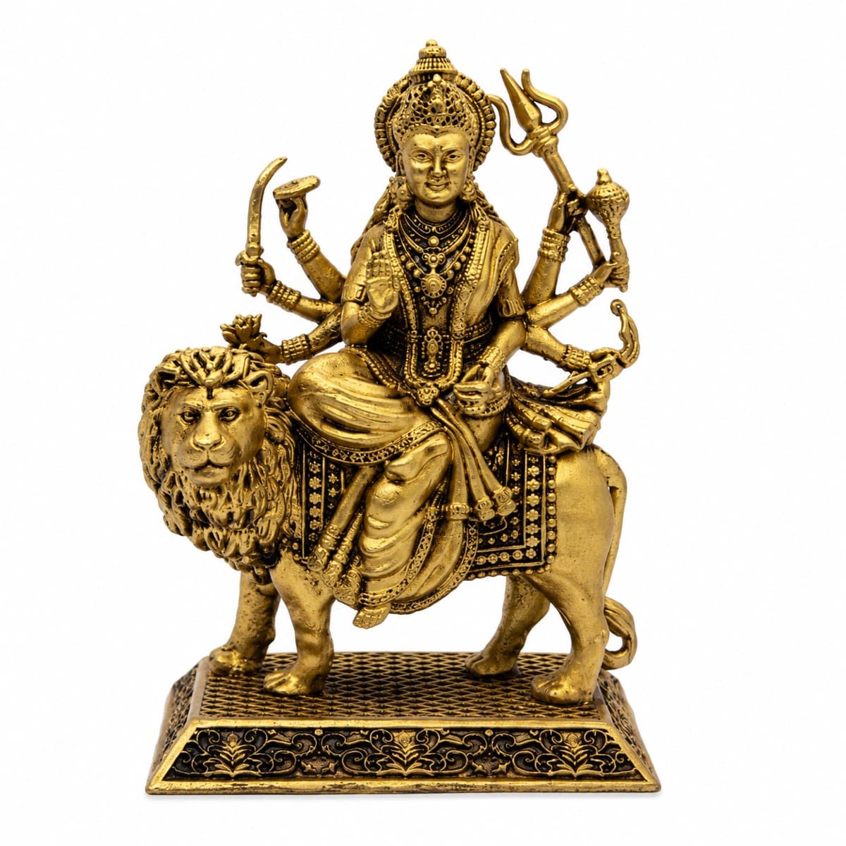 Brass Mandir Decor Accent