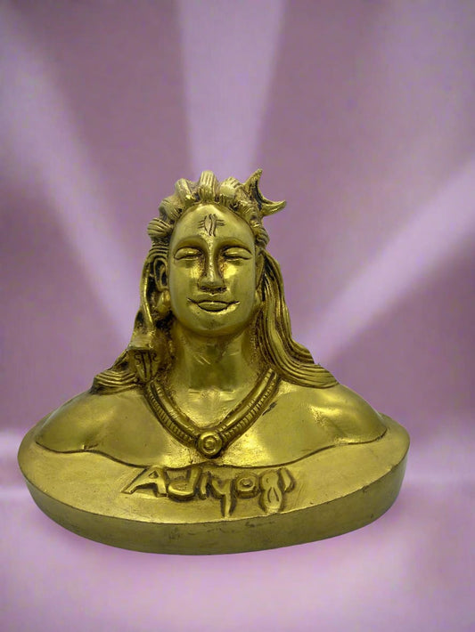 Adiyogi Brass – Divine Energy & Spiritual Elegance