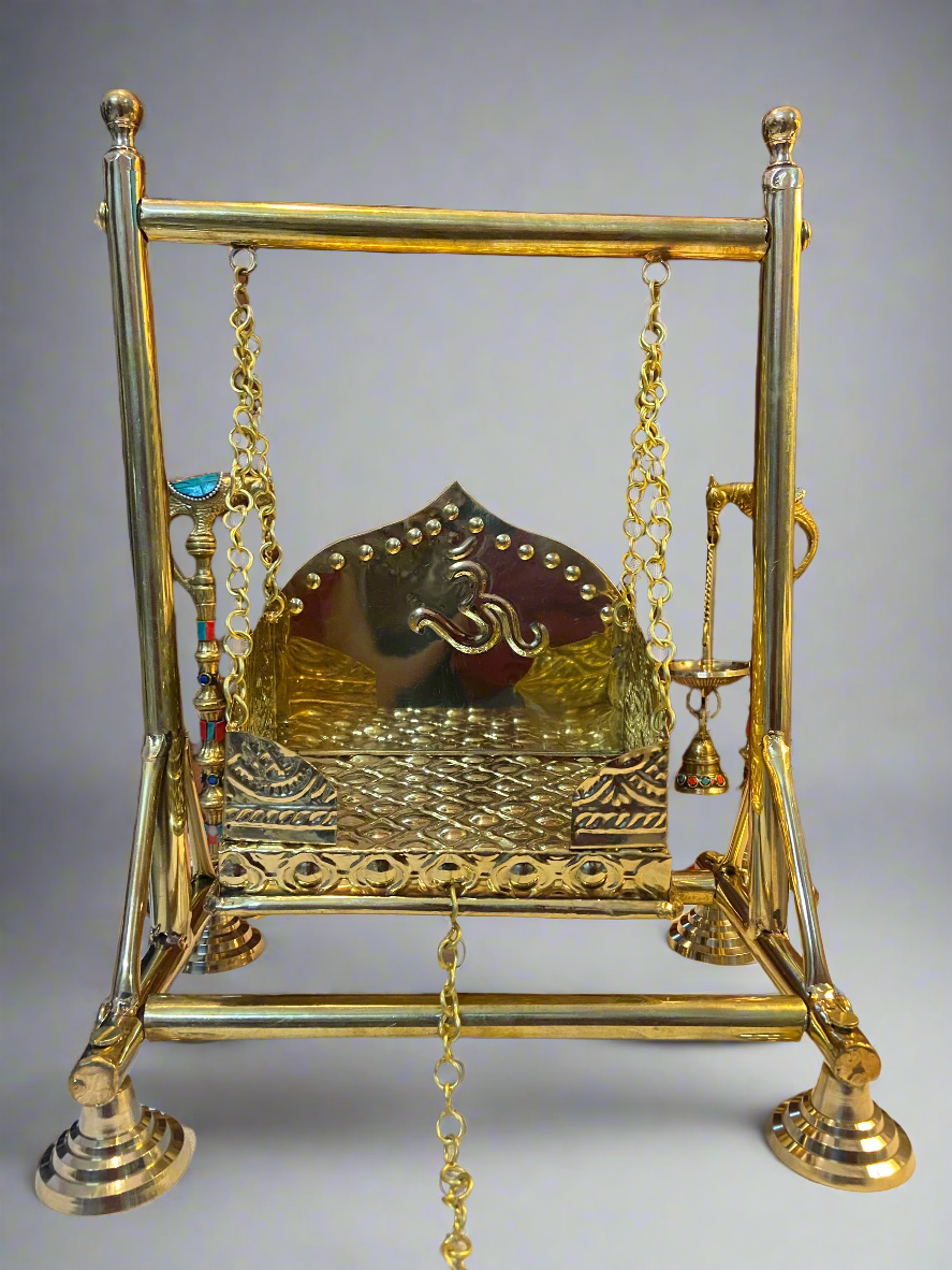 Brass Jhoola for Laddu Gopal