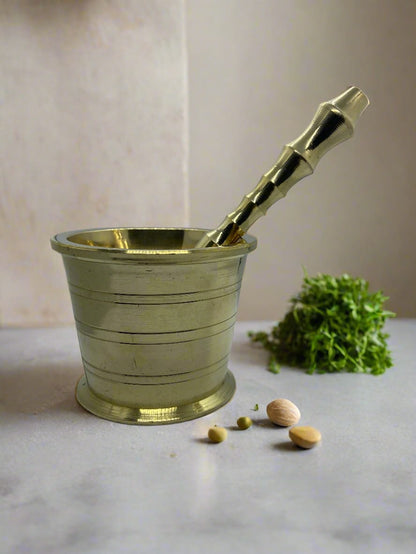 Brass Mortar and Pestle (Hammam Dasta)